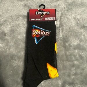 Doritos Black and Yellow Casual Socks with Comfort Fit and Durable Design